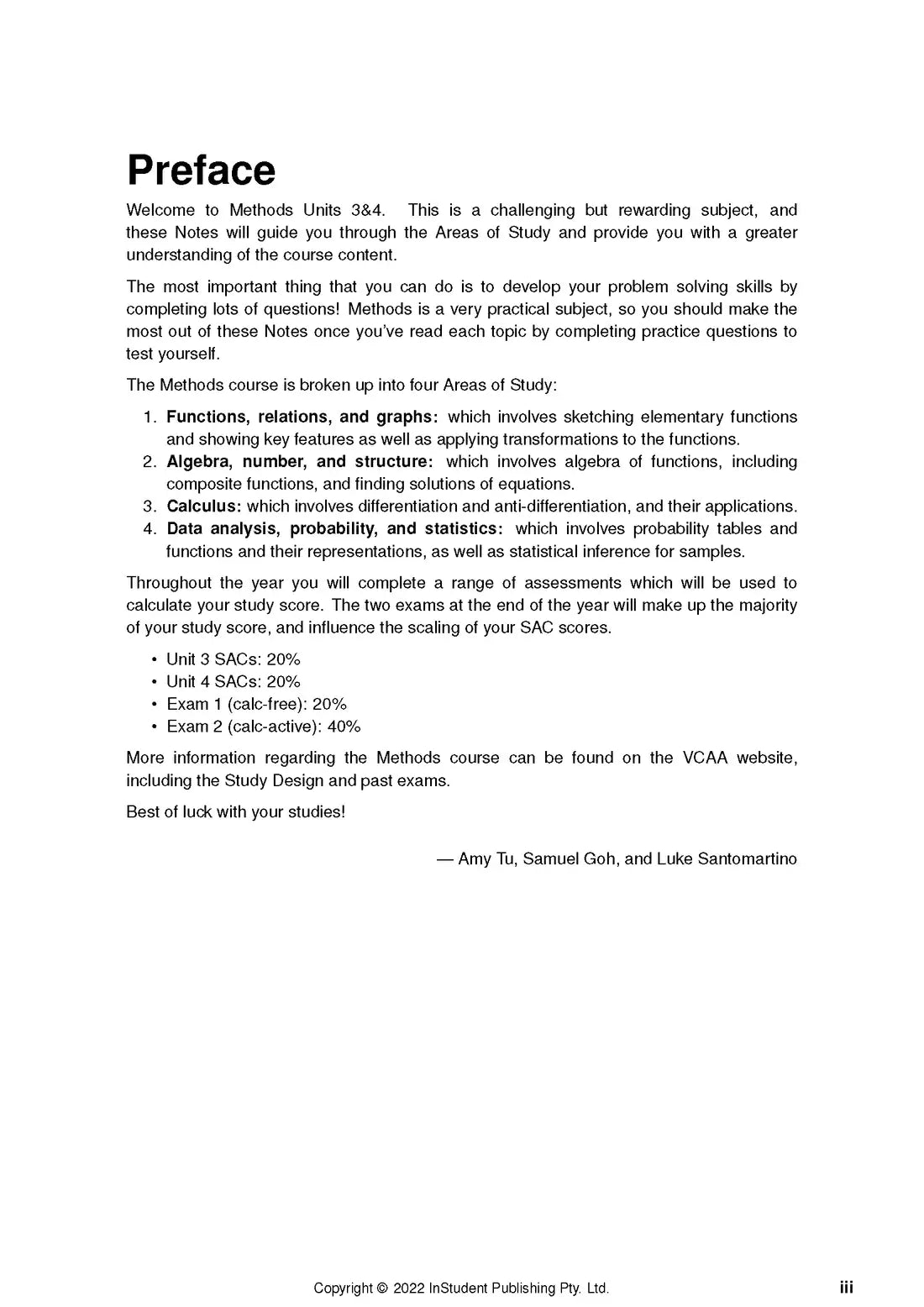 Atar Notes VCE Maths Methods Units 3&4  Complete Course Notes