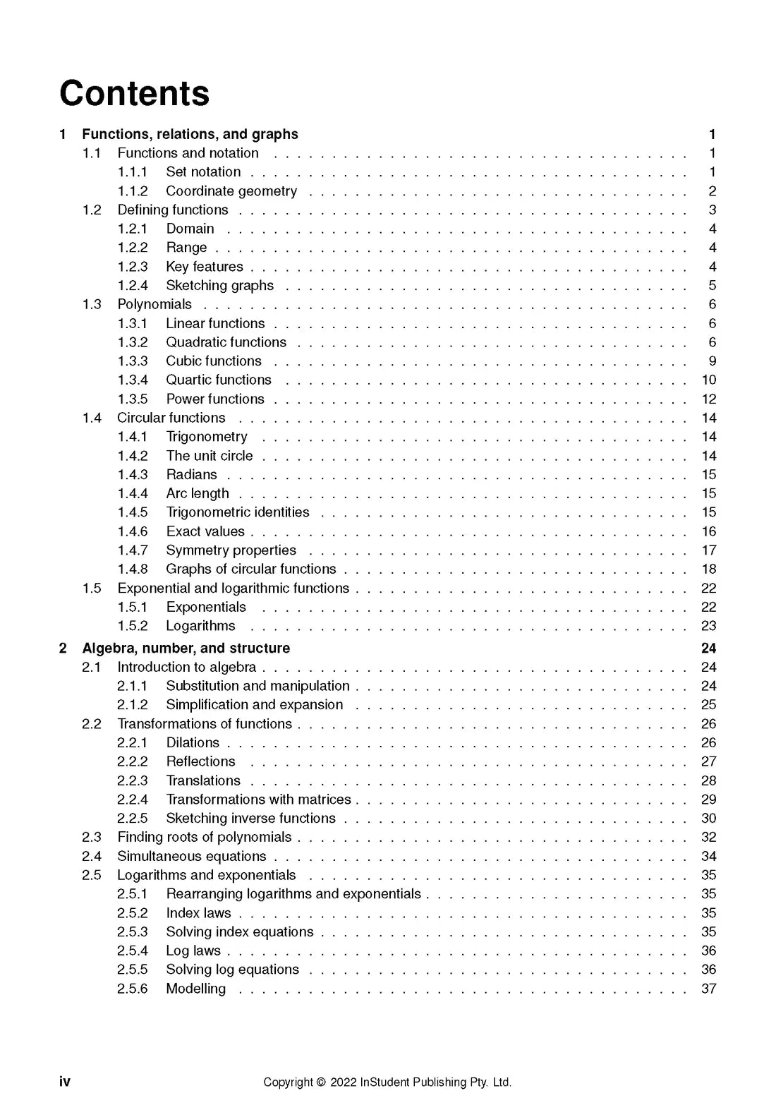 Atar Notes VCE Maths Methods Units 1&2 Notes