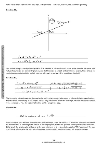 Atar Notes VCE Maths Methods Units 1&2 Topic Test