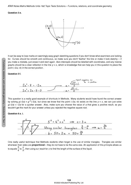 Atar Notes VCE Maths Methods Units 1&2 Topic Test