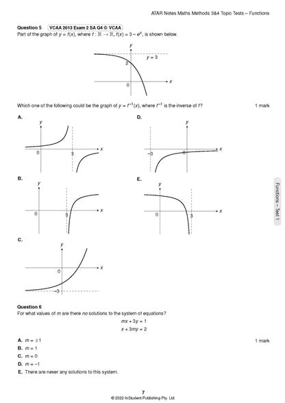 Atar Notes VCE Mathematical Methods Units 3&4 Topic Test