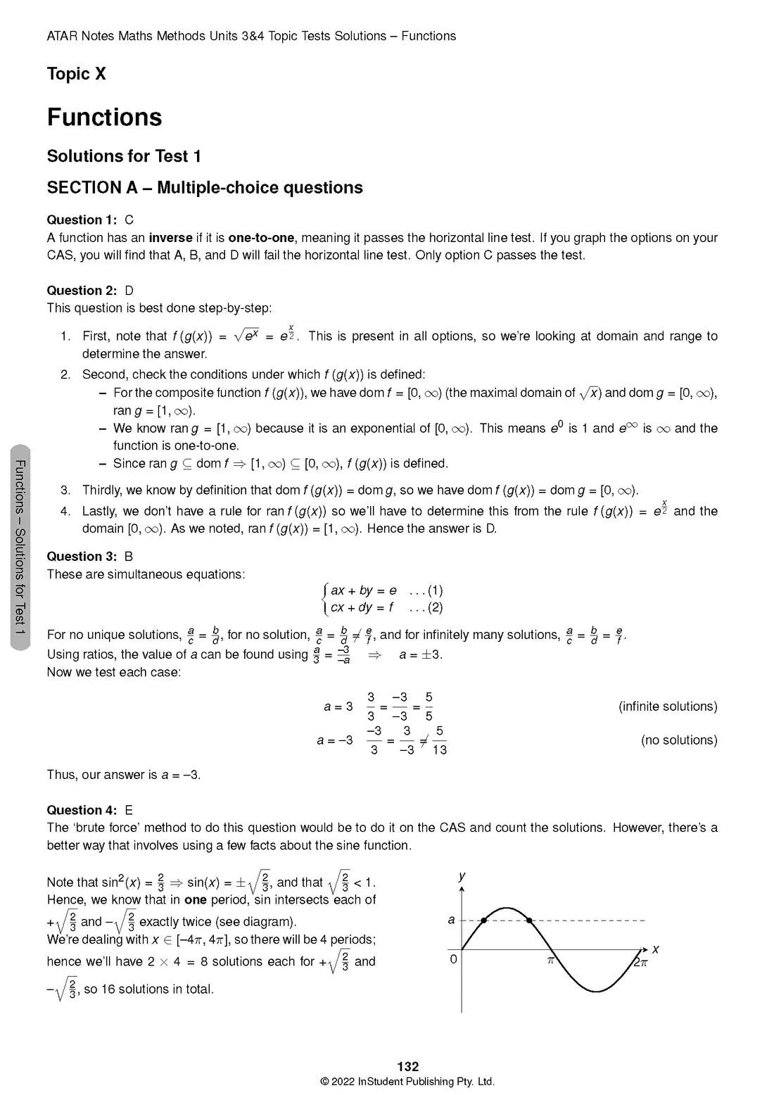 Atar Notes VCE Mathematical Methods Units 3&4 Topic Test