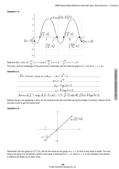 Atar Notes VCE Mathematical Methods Units 3&4 Topic Test