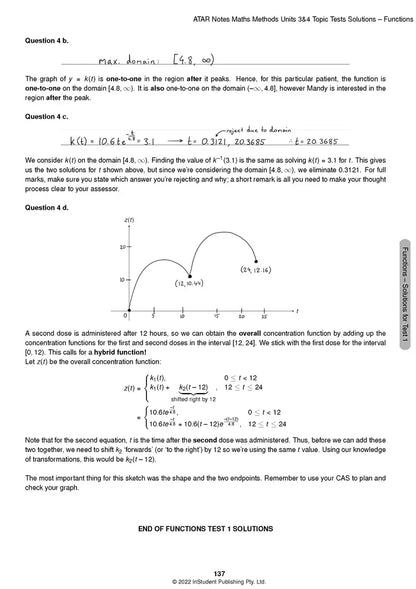 Atar Notes VCE Mathematical Methods Units 3&4 Topic Test