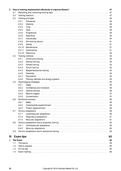 ATAR Notes Physical Education (PE) Units 3&4 Notes