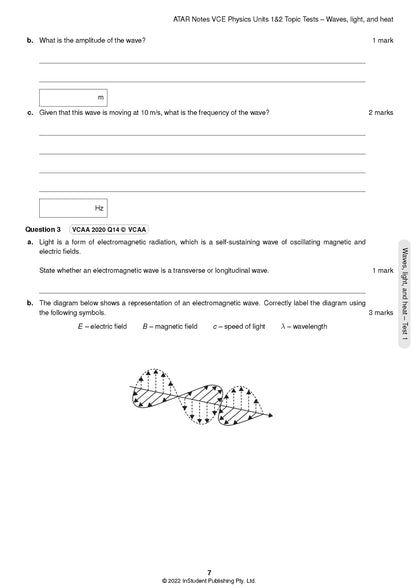 ATAR Notes VCE Physics 1&2 Topic Tests