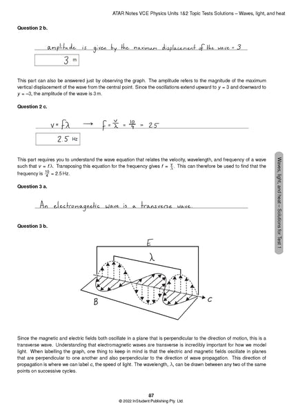 ATAR Notes VCE Physics 1&2 Topic Tests