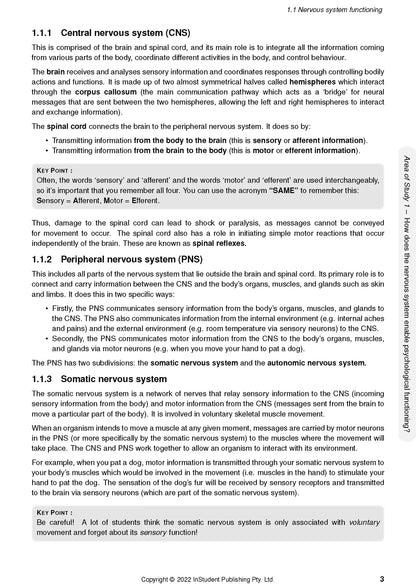 Psychology Units 3&4 Notes