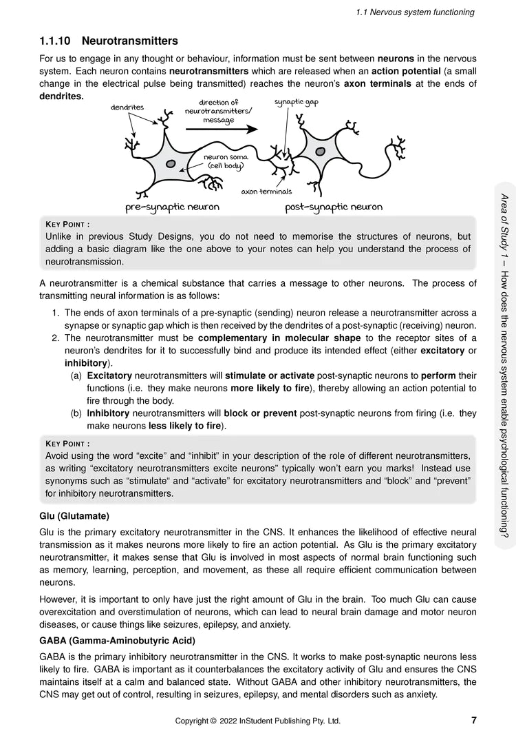 Psychology Units 3&4 Notes