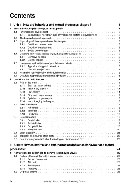 ATAR Notes VCE Psychology 1&2 Notes