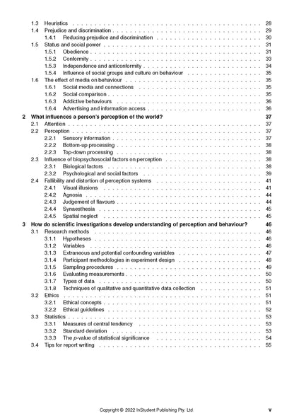 ATAR Notes VCE Psychology 1&2 Notes