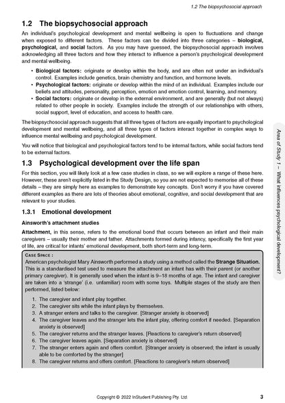 ATAR Notes VCE Psychology 1&2 Notes