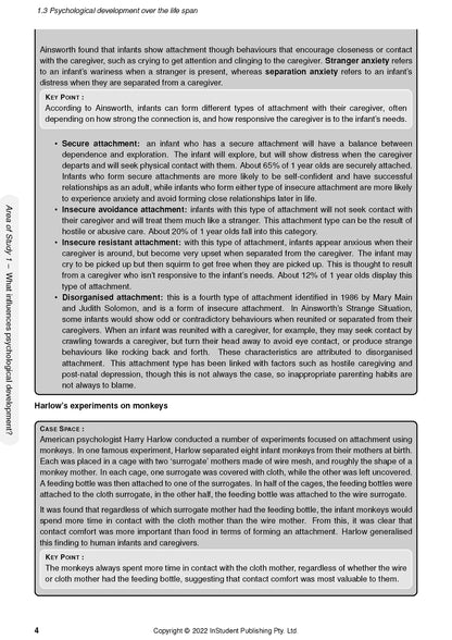 ATAR Notes VCE Psychology 1&2 Notes