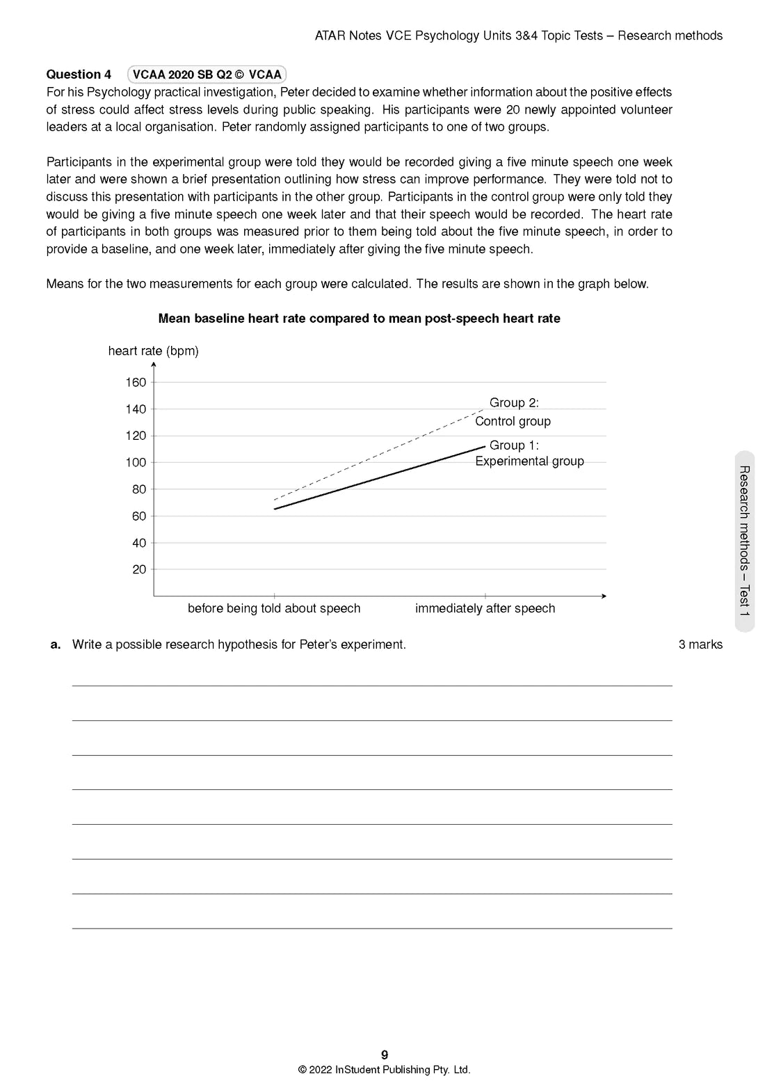Atar Notes VCE Psychology Units 3&4 Topic Test