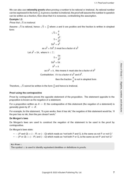 Atar Notes VCE Specialist Mathematics Units 1&2 Notes