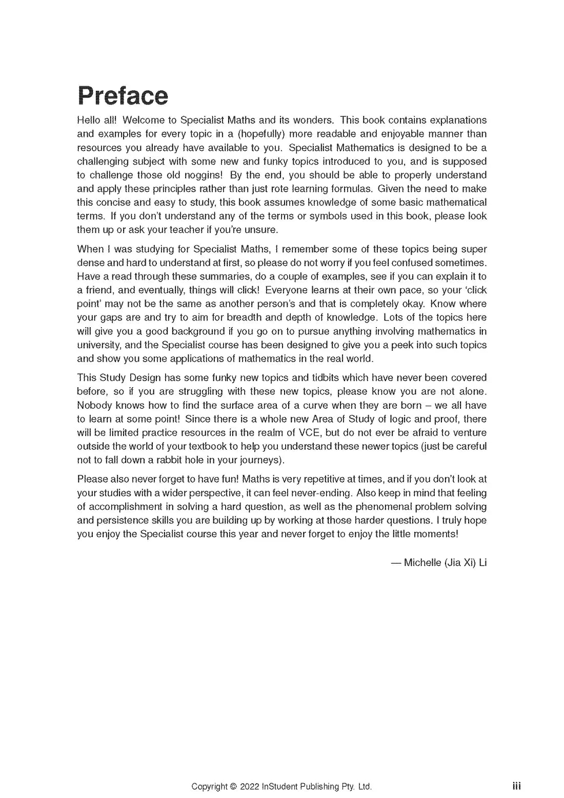 Atar Notes VCE Specialist Mathematics Units 3&4 Notes