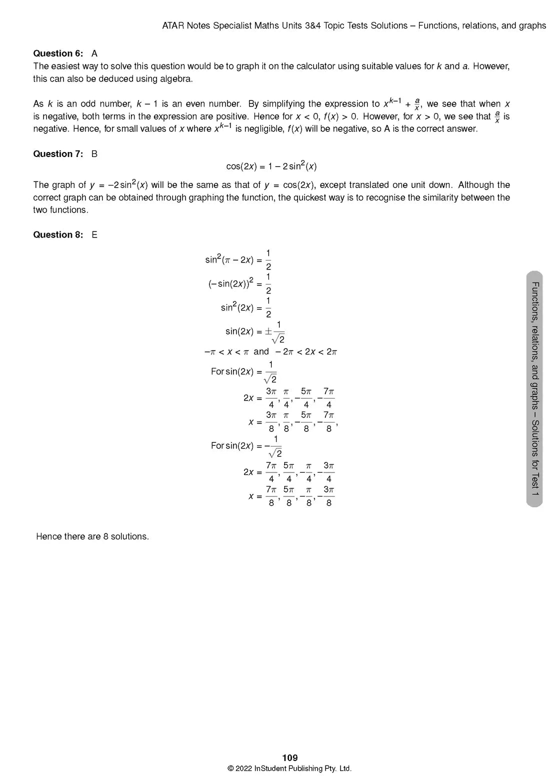 Atar Notes VCE Specialist Maths Units 3&4 Topic Test