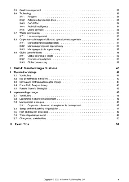 Atar Notes Business Management Units 3&4 Notes