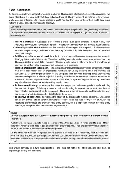 Atar Notes Business Management Units 3&4 Notes