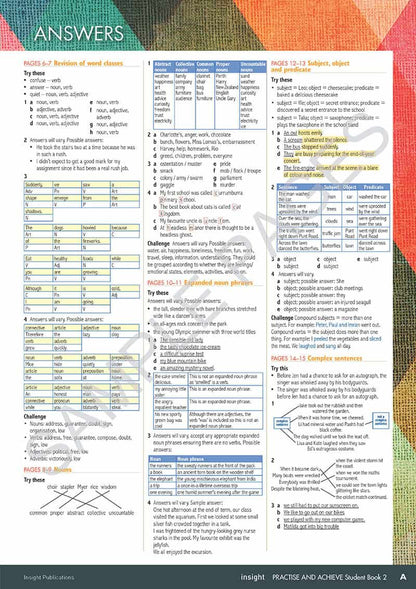 Practice & Achieve Students Book 2 - ( Grammar, Punctuation, Spelling, Vocabulary )