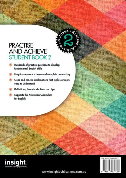 Practice & Achieve Students Book 2 - ( Grammar, Punctuation, Spelling, Vocabulary )