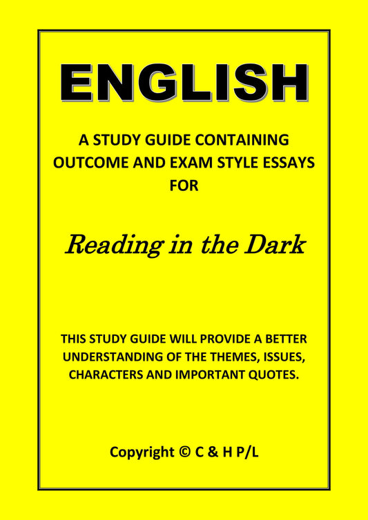 READING IN THE DARK (SSRC)