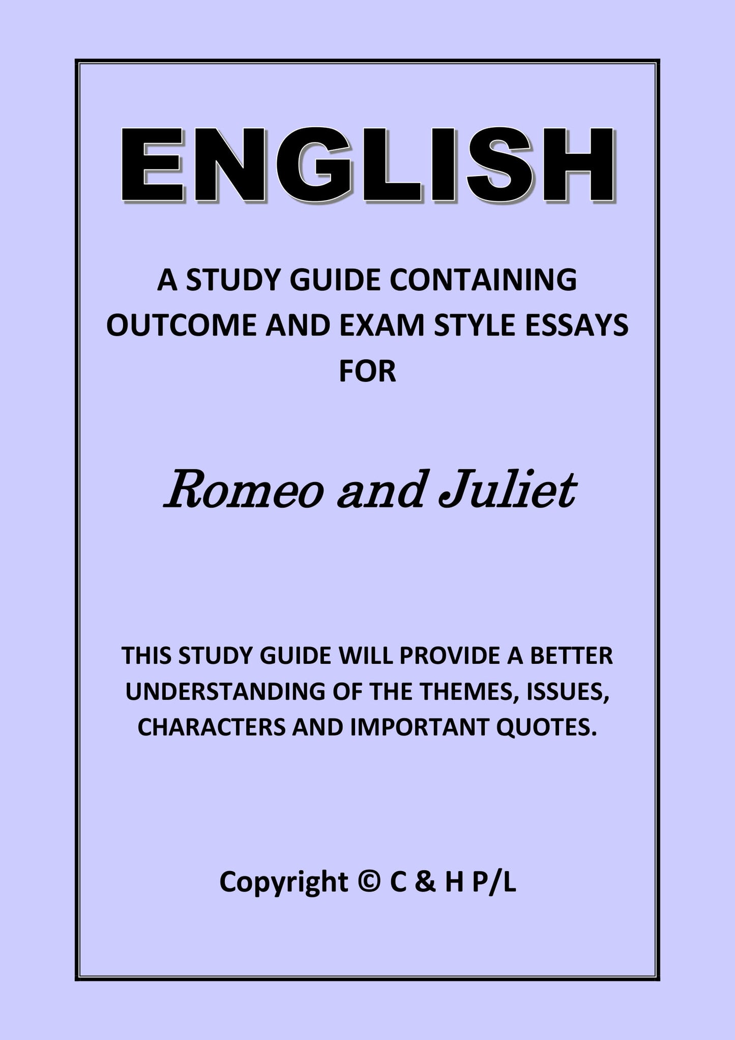 ROMEO AND JULIET (SSRC)