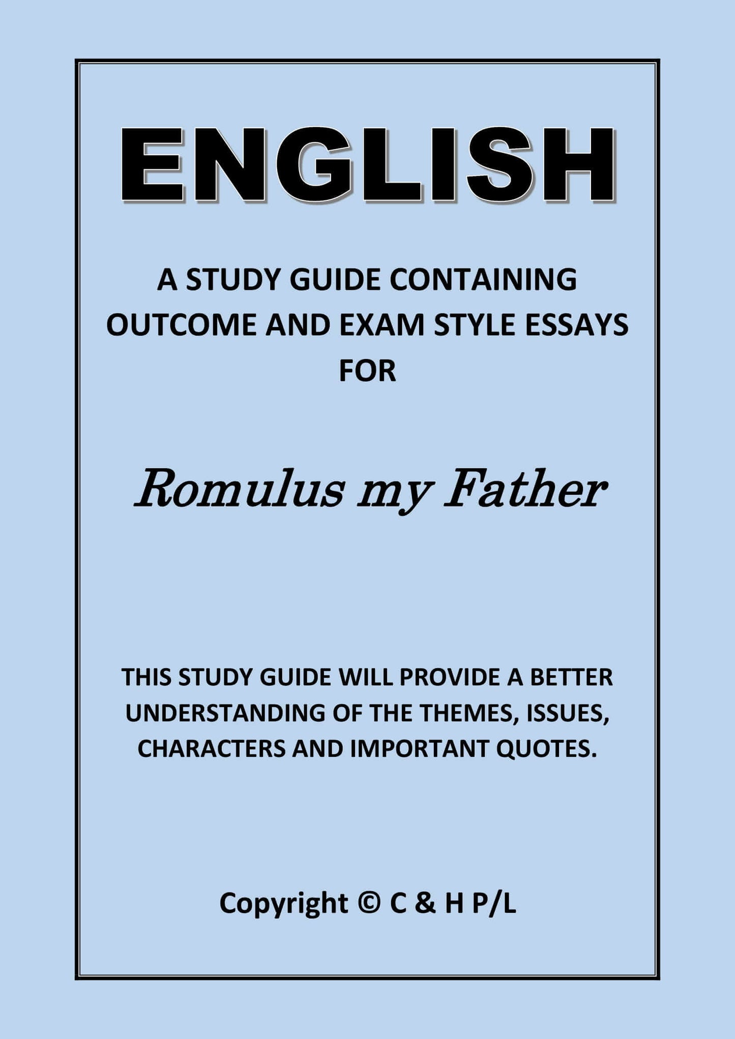 ROMULUS MY FATHER (SSRC)