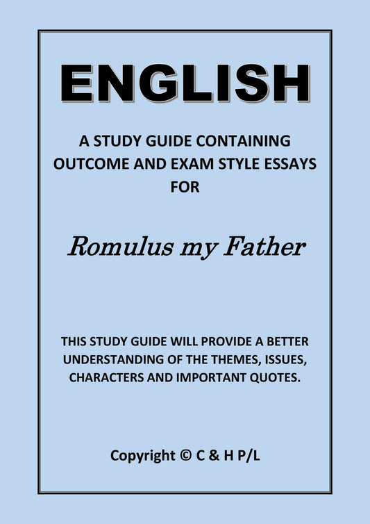 ROMULUS MY FATHER (SSRC)