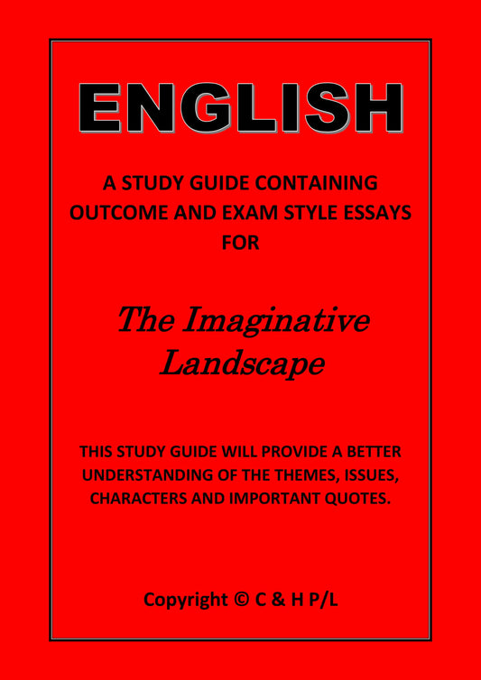 THE IMAGINATIVE LANDSCAPE (SSRC)