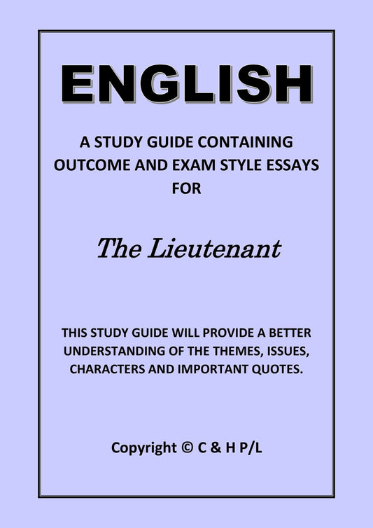 THE LIEUTENANT (SSRC)