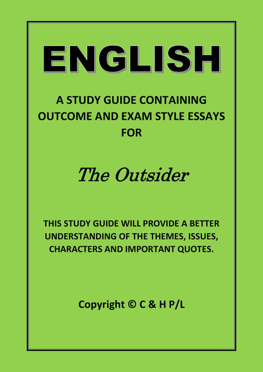 THE OUTSIDER (SSRC)