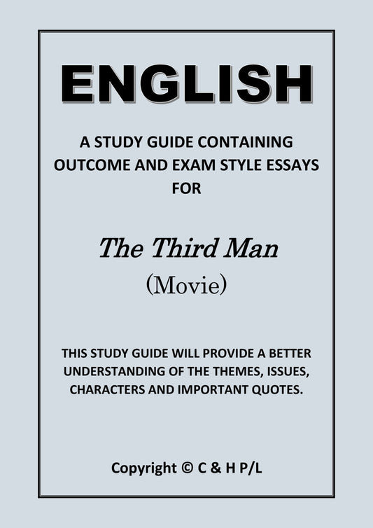 THE THIRD MAN (SSRC)