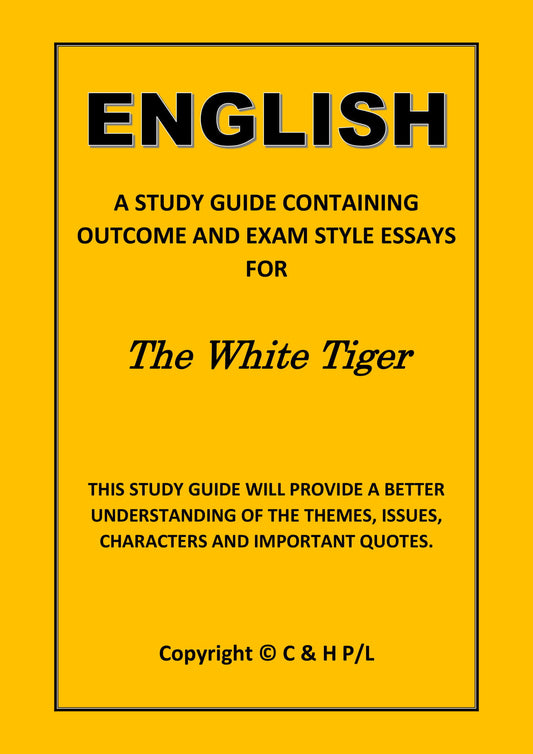 THE WHITE TIGER (SSRC)