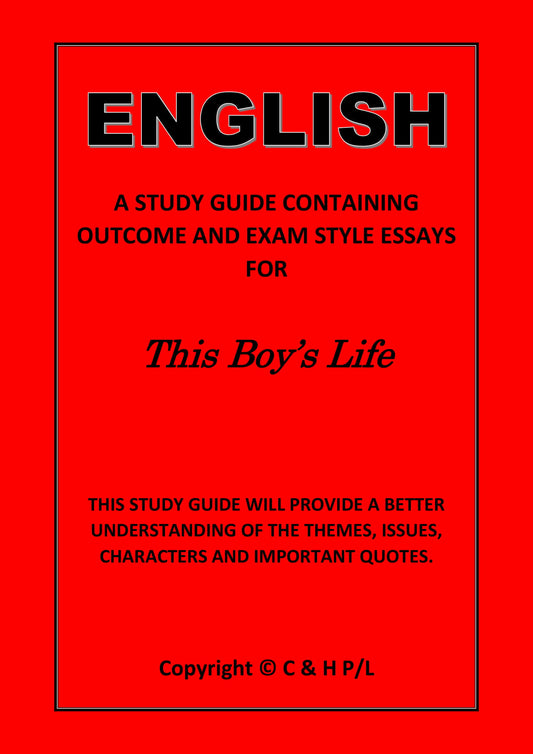 THIS BOY'S LIFE (SSRC)