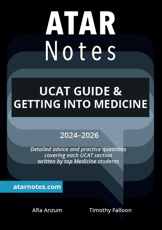 ATAR Notes UCAT Guide &CAT Getting into Medicine