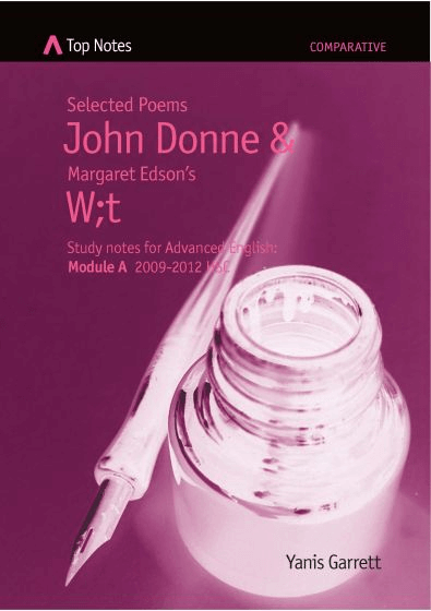 Top Notes - John Donne & Margaret Edson's Wit (purple)