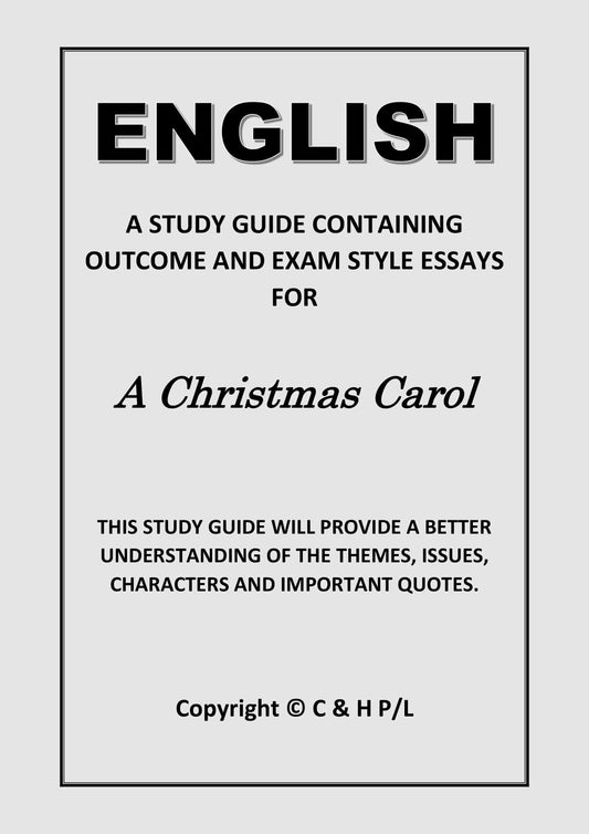 A CHRISTMAS CAROL (SSRC)