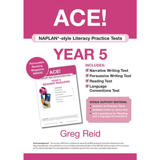 ACE! Naplan - Literacy Practice Test Year 5