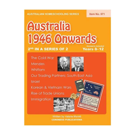 Australia 1946 Onwards (Australian Homeschooling Series) (Item no. 571)