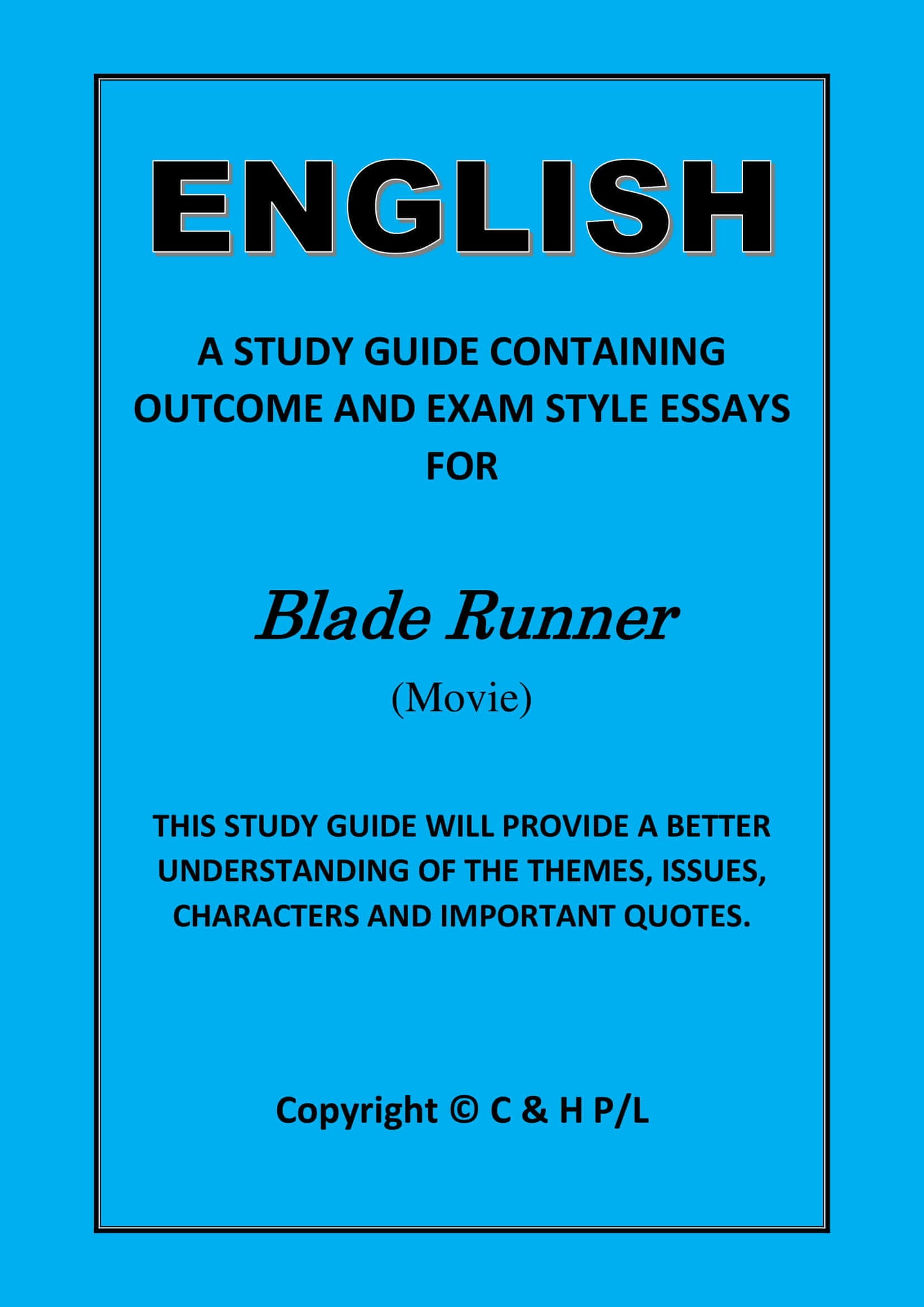 BLADE RUNNER (MOVIE) (SSRC)