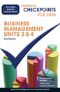 Cambridge Checkpoints VCE Business Management Units 3&4 2026