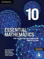 Essential Mathematics for the Australian Curriculum Year 10 Fourth Edition (interactive textbook)