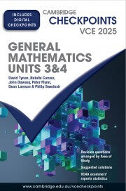 General Mathematics Units 3&4 (2025 print&digital)