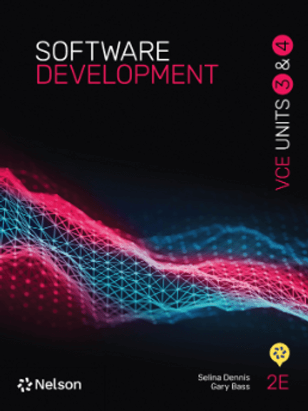 Software Development VCE Units 3 & 4 Student Book with Nelson MindTap