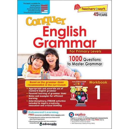 Conquer English Grammar workbook 1