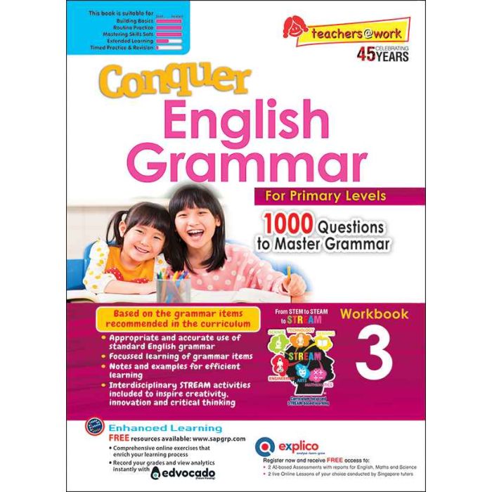Conquer English Grammar workbook 3
