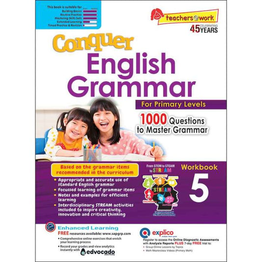 Conquer English Grammar workbook 5