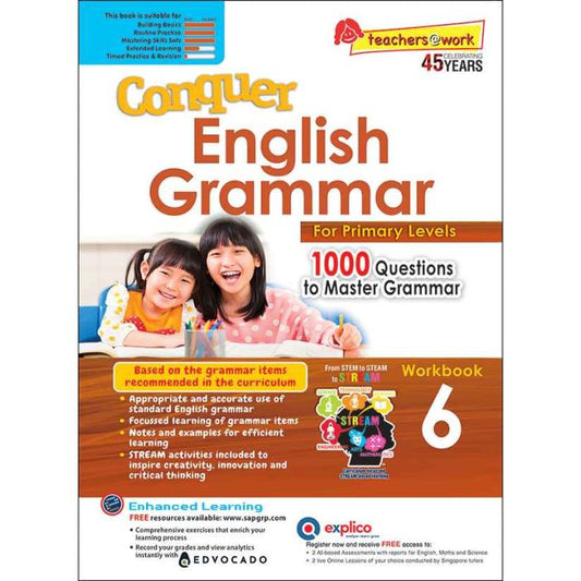 Conquer English Grammar workbook 6