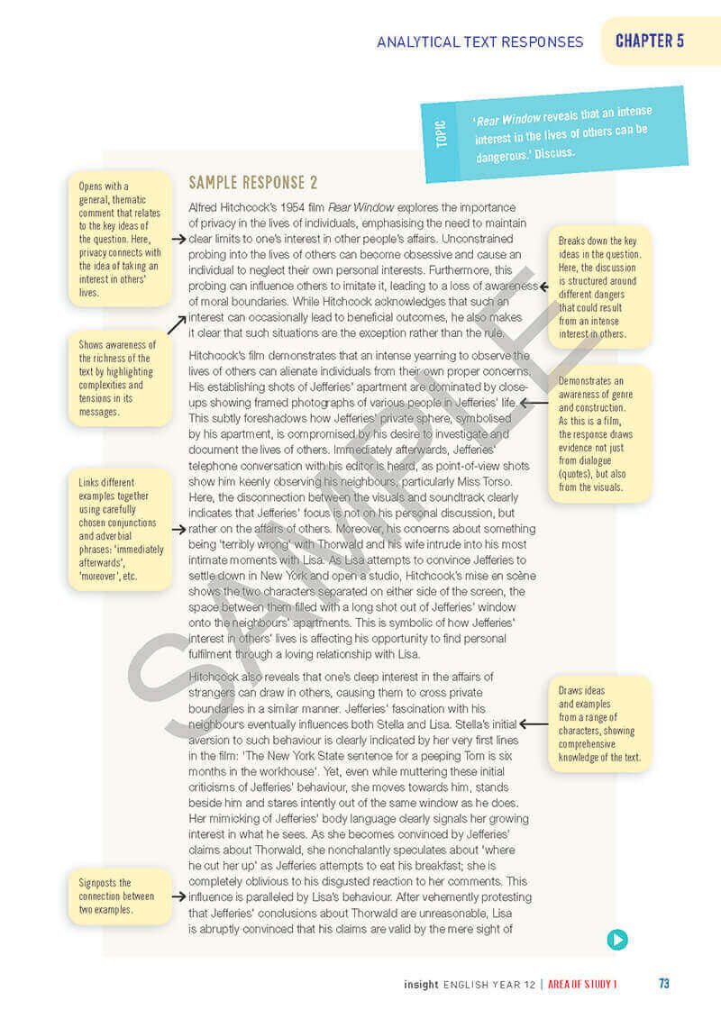 Insight English Year 12  (Clearance)